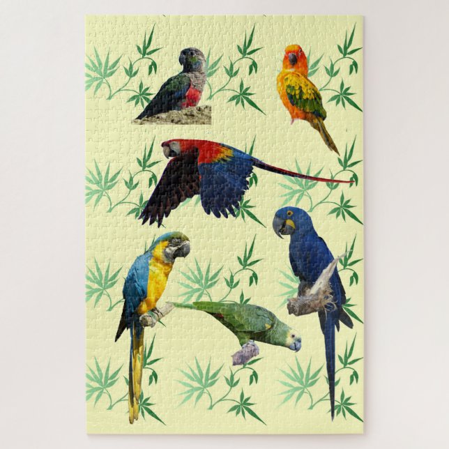 Puzzle Les perroquets (Vertical)