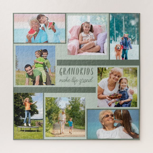 Puzzle Les petits-enfants font la vie Grand Photo Collage (Vertical)