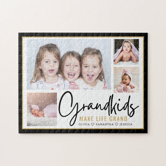 Puzzle Les petits font la vie Grands grands-parents 4 Pho (Horizontal)