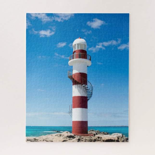 Puzzle Les phares | Cancun Quintana Roo Mexique (Vertical)