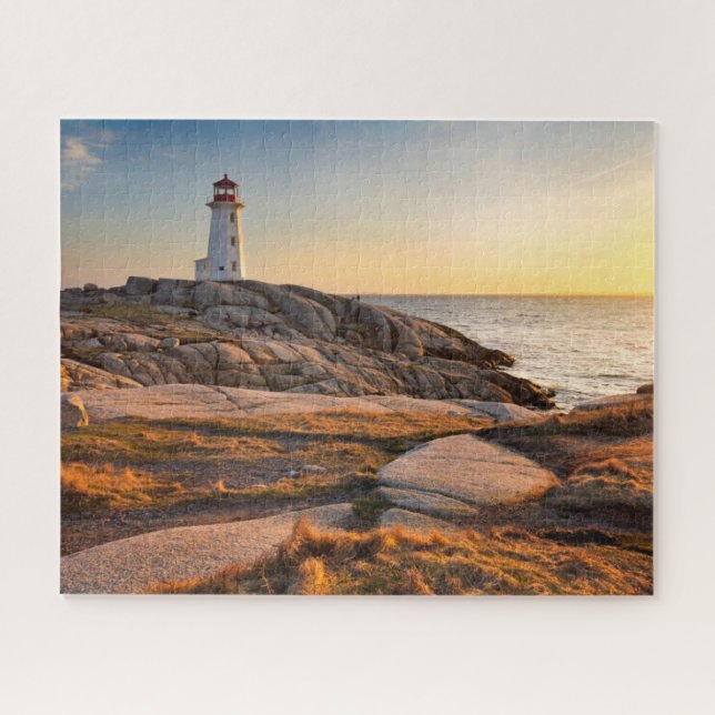 Puzzle Les phares | Peggy's Cove Nouvelle-Écosse (Horizontal)