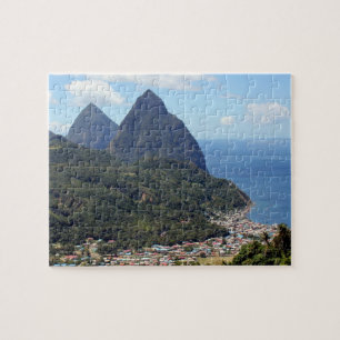 Puzzle Les pitons et le Soufriere