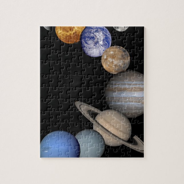 Puzzle Les planètes du système solaire (Vertical)