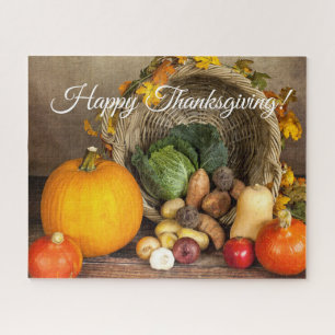 Puzzle Les récoltes d'action de grâce sont des légumes