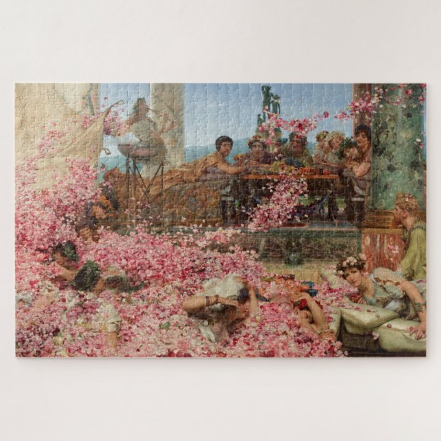 Puzzle Les Roses d'Heliogabalus (Luxe romain antique) (Horizontal)