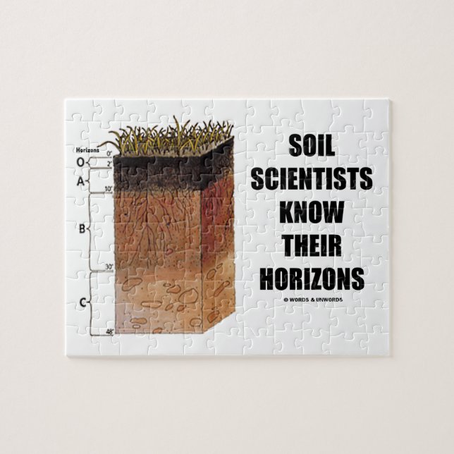 Puzzle Les scientifiques du sol connaissent leurs horizon (Horizontal)