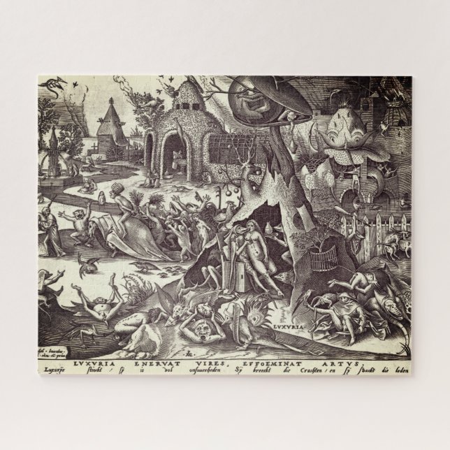 Puzzle Les sept péchés mortels - convoitise (Horizontal)