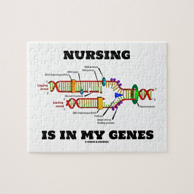 Puzzle Les soins sont dans mes gènes (la reproduction (Horizontal)