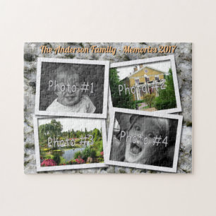 Puzzle Les souvenirs de famille 4 photos faites sur