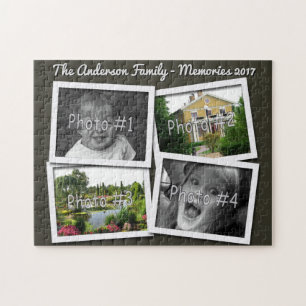 Puzzle Les souvenirs de famille 4 photos faites sur