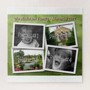 Puzzle Les souvenirs de famille 4 photos faites sur