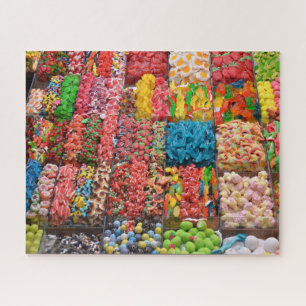Puzzle Les sucreries du magasin Candy