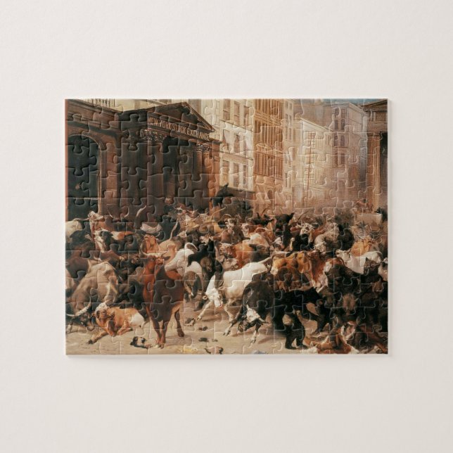 Puzzle Les taureaux et les ours sur le marché Stock (Barb (Horizontal)