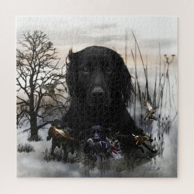 Puzzle Les tribus noires en or (Vertical)