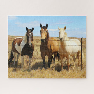Puzzle Les Trois Amis Du Cheval Amigos