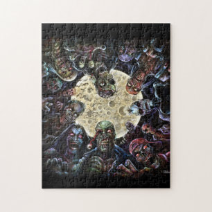 Puzzle Les zombis attaquent (l'horde de zombi)