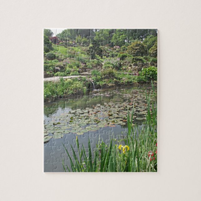 Puzzle L'étang Lily au RHS Wisley (Vertical)