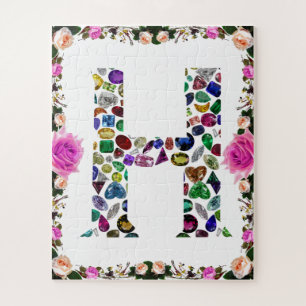 Puzzle Lettre H Monogramme