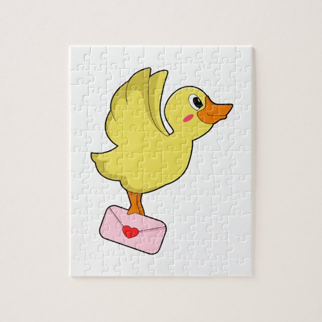 PUZZLE LETTRE PORTEFEUILLE DE CANARD (Vertical)