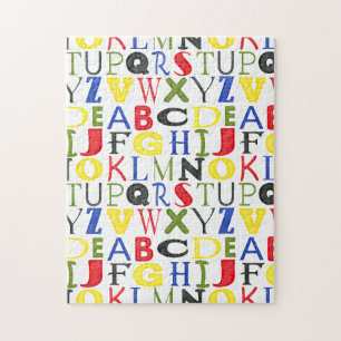 Puzzle Lettres brillamment colorées par Megan Meagher