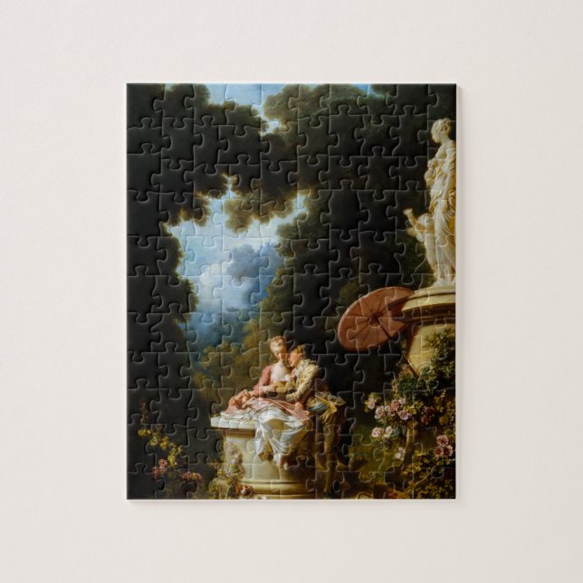 Puzzle Lettres d'amour par Jean Honore Fragonard (Vertical)