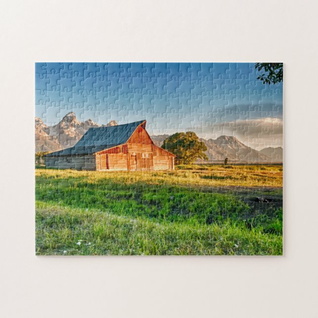 Puzzle Lever de soleil à la grange de Moulton (Horizontal)