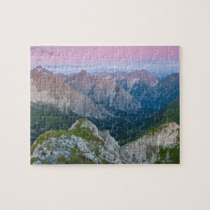 Puzzle Lever de soleil sur le mt. falschkogel, dans le