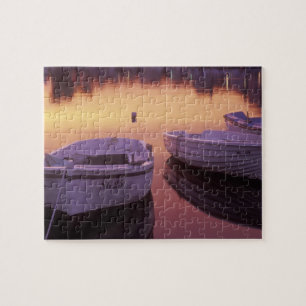 Puzzle Lever de soleil sur le port de Stari Grad avec des