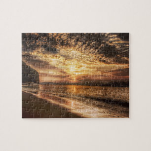 Puzzle Lever du soleil de la superbe plage