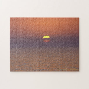 Puzzle Lever du soleil en mer