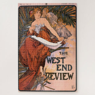 Puzzle L'examen de la fin ouest par Alphonse Mucha