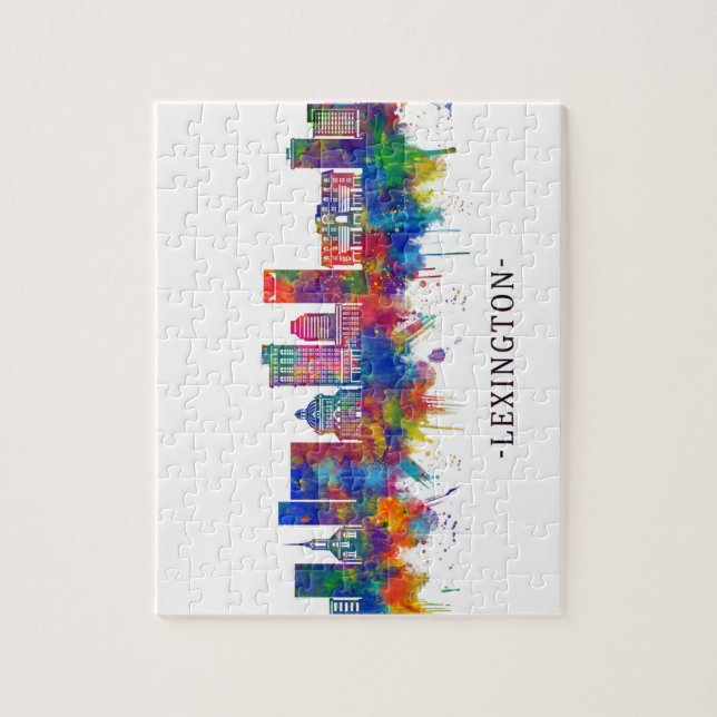 Puzzle Lexington USA Skyline (Vertical)
