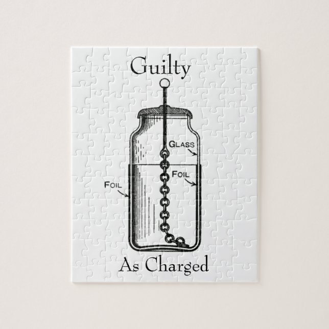 Puzzle Leyden Jar coupable (Vertical)