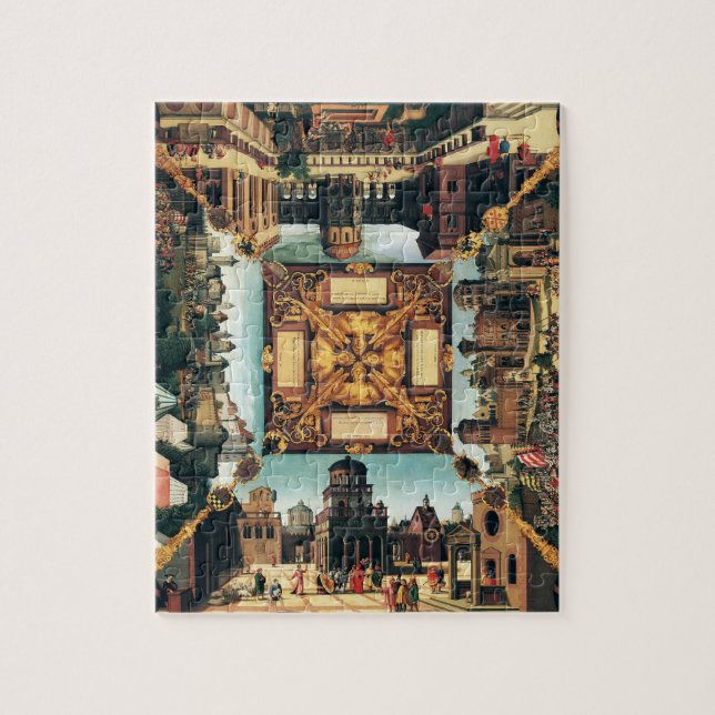 Puzzle L'histoire de David, dessus de table peint, 1534 (Vertical)