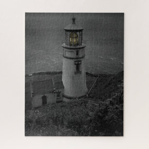 Puzzle L'historique Heceta Head Lighthouse B&W de l'Orego