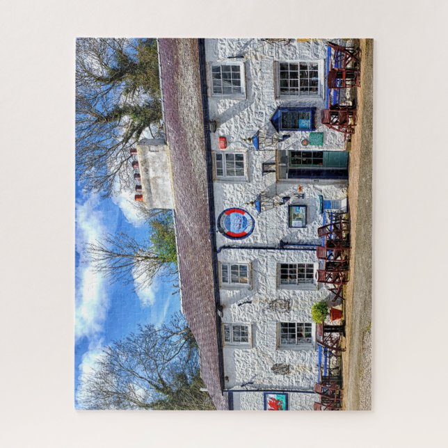 Puzzle L'historique Ship Inn à Red Wharf Bay, Anglesey, (Vertical)