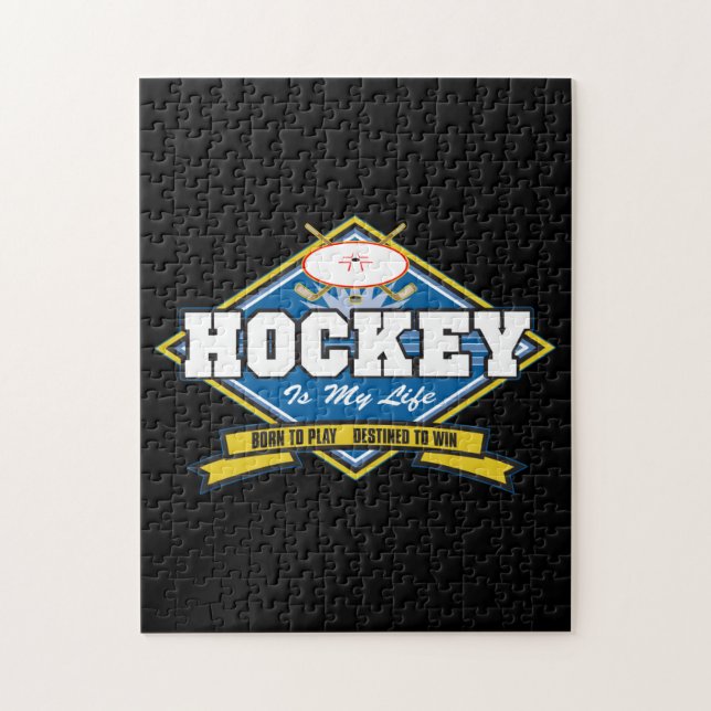 Puzzle L'hockey est ma vie (Vertical)