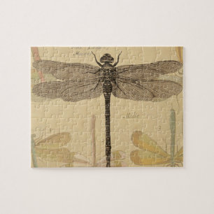 Puzzle Libellule Vintage Antique Classique Nature