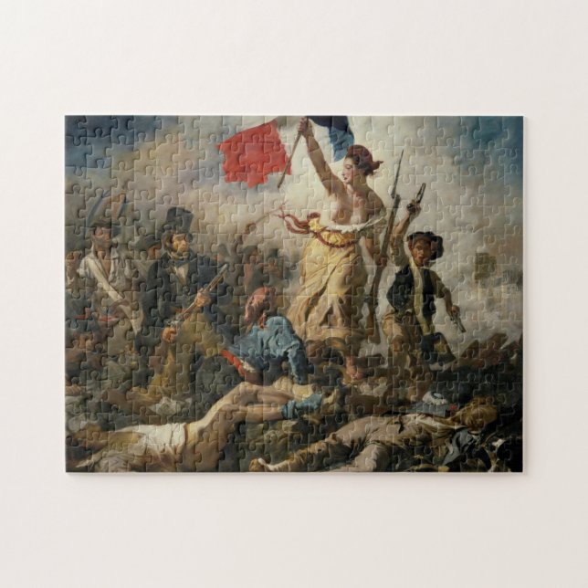 Puzzle Liberté à la tête du peuple par Eugène Delacroix (Horizontal)
