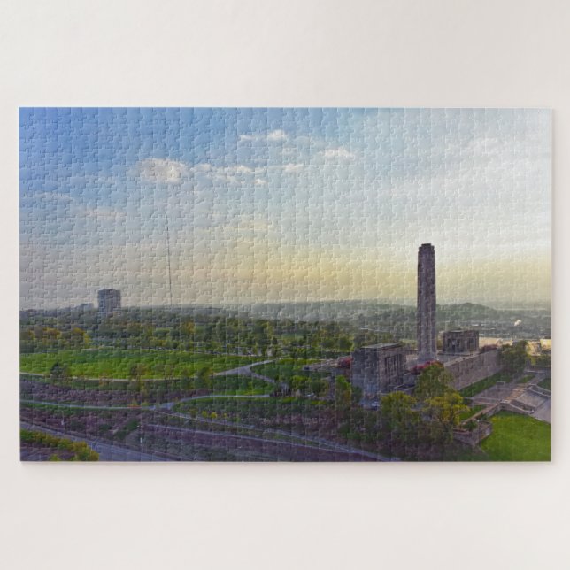 Puzzle Liberty Memorial et BMA Building, Kansas City (Horizontal)