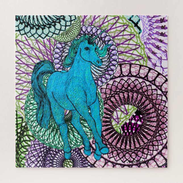 Puzzle Licorne invisible (Vertical)