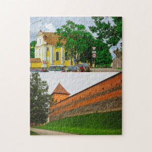 Puzzle Lida Belarus Architecture Château Collage