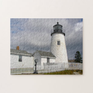 Puzzle Lighthouse Maine Atlantic Coast.