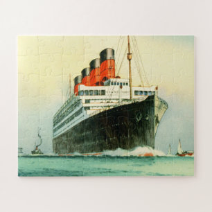 Puzzle Ligne bateau de RMS Aquitania Cunard