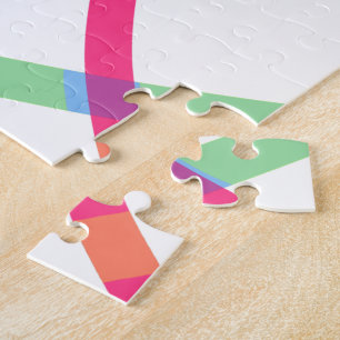 Puzzle Ligne de couleur Abstraite