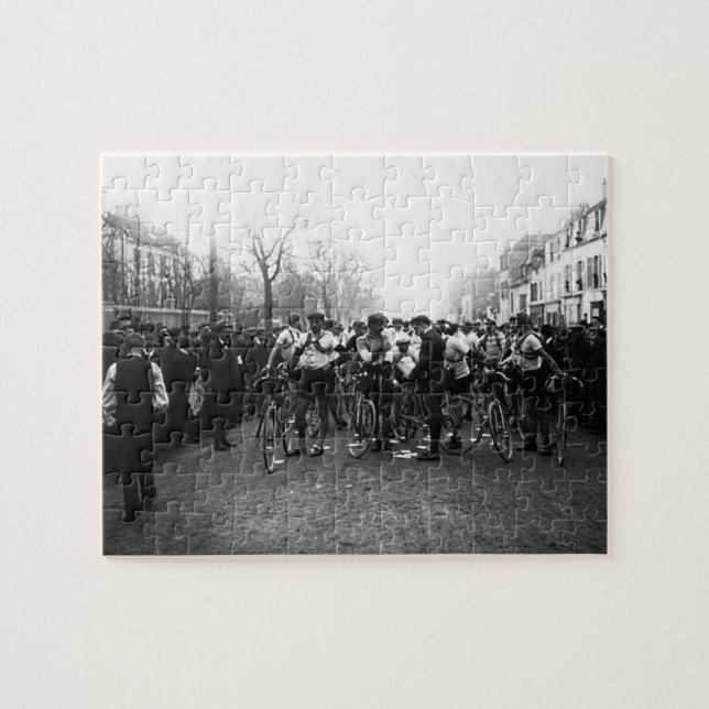 Puzzle Ligne de départ Paris-Roubaix 1909 (Horizontal)