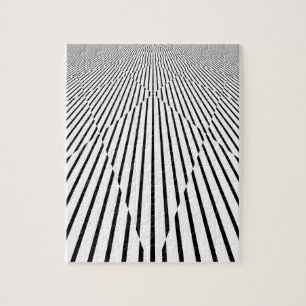 Puzzle Ligne sans fin motif d'illusion optique de