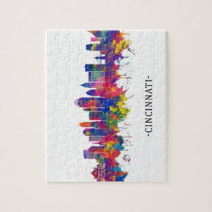 Puzzle Ligne Skyline Cincinnati Ohio