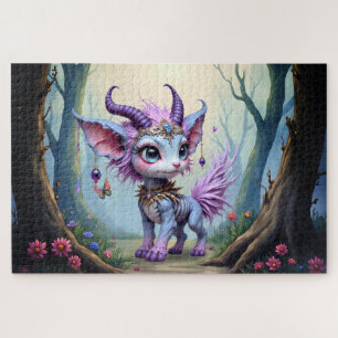 Puzzle Lilac Whisper – Gardien de la Forêt Enchantée. 