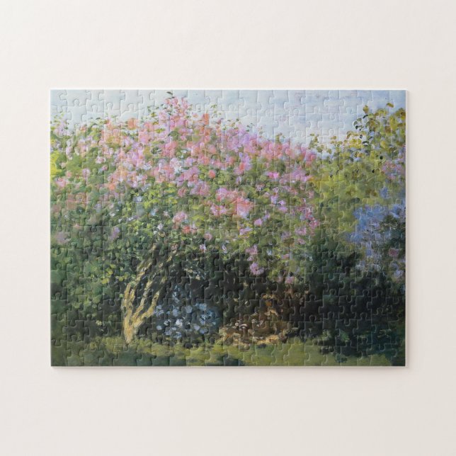 Puzzle Lilacs in the Sun Monet Fine Art (Horizontal)